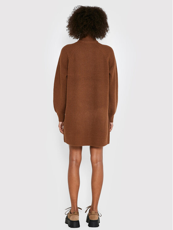 Noisy May Noisy May Strickkleid Timmy 27017055 Braun Relaxed Fit