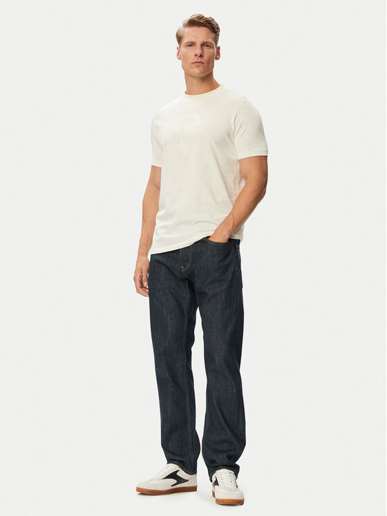KARL LAGERFELD KARL LAGERFELD Marškinėliai 755040 563225 Balta Regular Fit