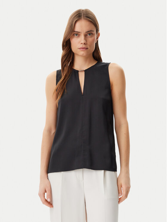 Calvin Klein Top K20K208190 Nero Regular Fit, taglia : 38