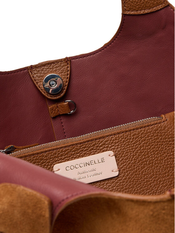 Coccinelle Coccinelle Дамска чанта The Coccinelle C-easy E1 THE 11 02 01 Кафяв