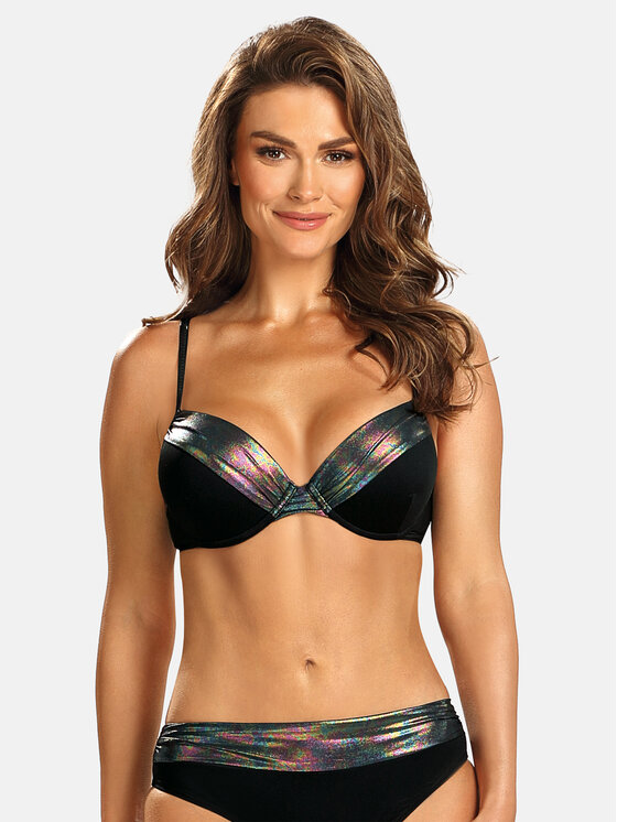 Góra od bikini, rozmiar 40D, Czarny, FG21-886