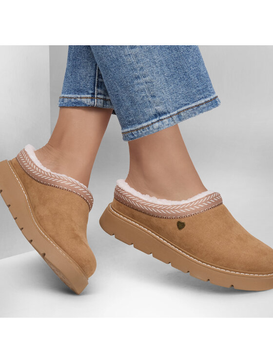Skechers Skechers Kapcie 114769-CSNT Beżowy