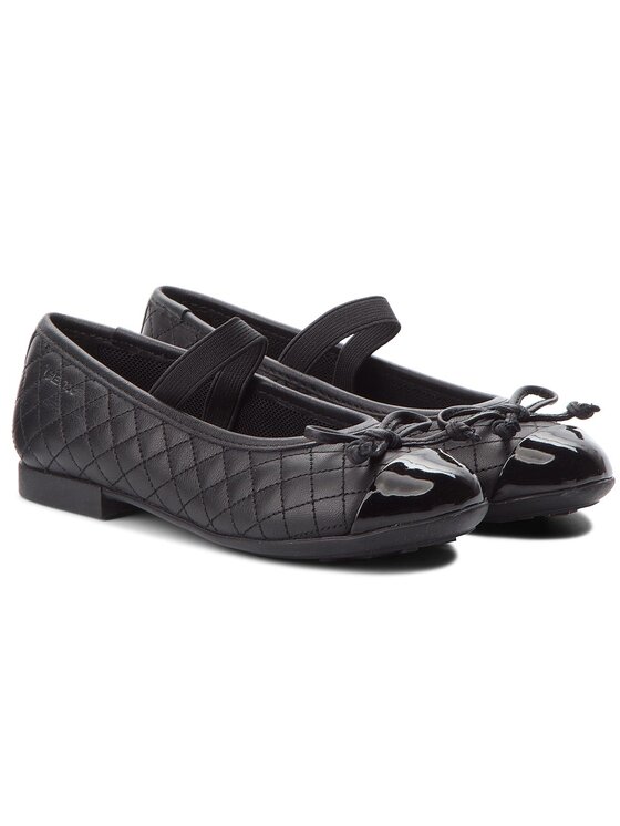 Ballerines Geox Plié B Pour Fille - Cuir Souple Et Confortables
