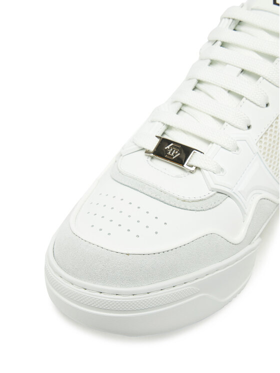 PHILIPP PLEIN PHILIPP PLEIN Sneakersy SAES MSC4017 PLE010N01 Biały