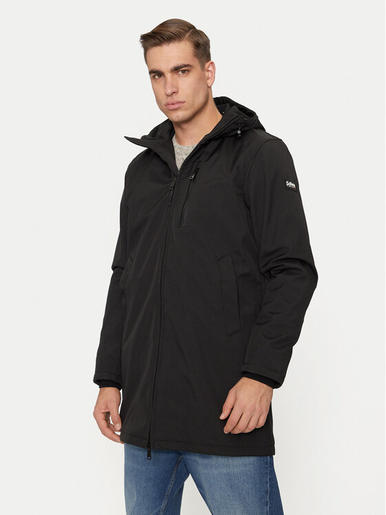SCHOTT N.Y.C. SCHOTT N.Y.C. Übergangsjacke KALVIN Schwarz Regular Fit