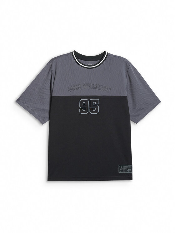 4F 4F Koszulka techniczna GAME ON Czarny Loose Fit
