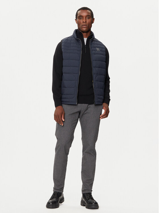 Bugatti Bugatti Vestă 670100-61044 Bleumarin Regular Fit