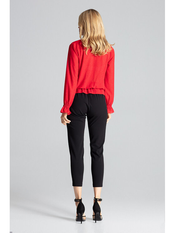 FIGL FIGLFIGL Blusa M690 Rosso Regular Fit
