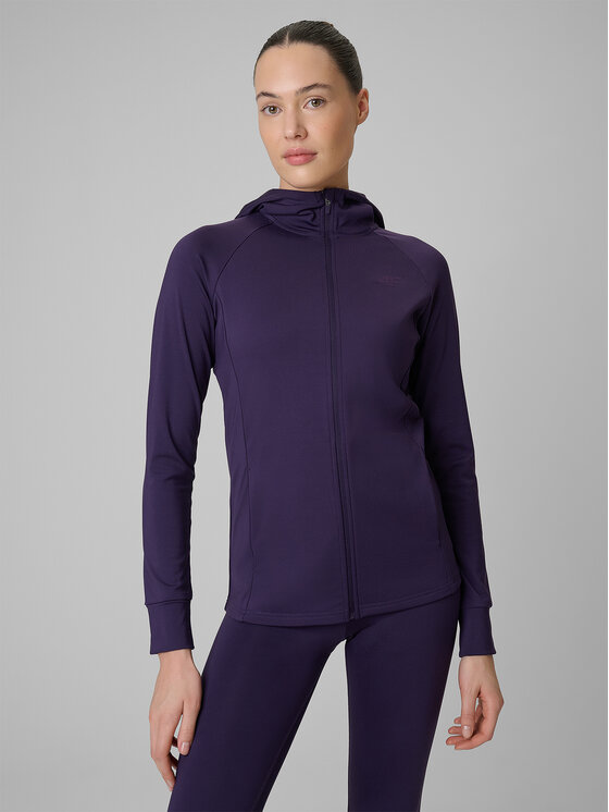 4F 4F Bluza MULTI ACTIVE Fioletowy Regular Fit
