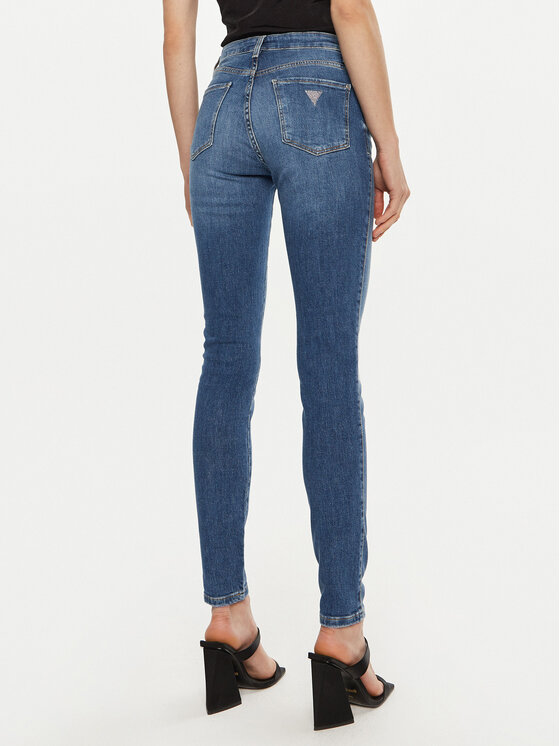 Guess Guess Jeans W4BAJ3 D592C Blau Skinny Fit