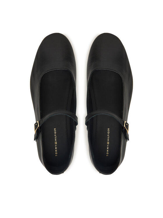 Tommy Hilfiger Tommy Hilfiger Balerini SmooMaryjane FW0FW09152 Negru