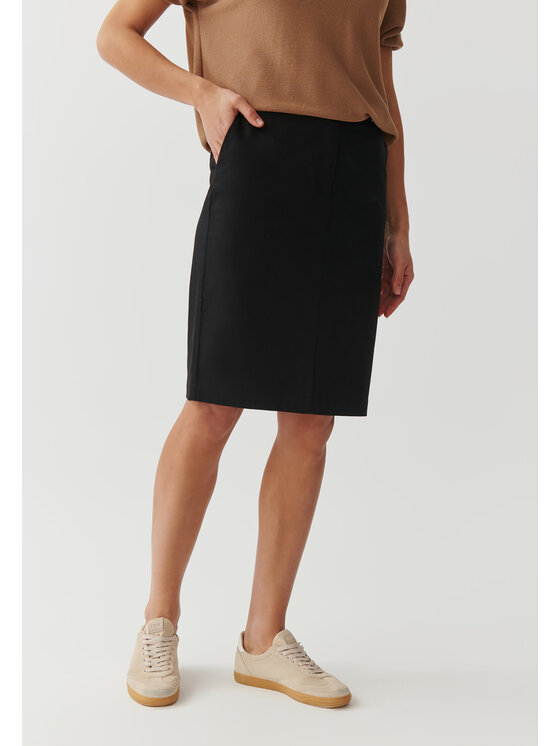 TATUUM TATUUM Spódnica midi JANA Czarny Close Fit