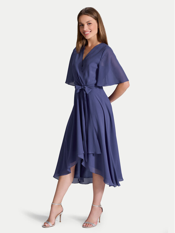Swing Swing Коктейлна рокля 5AI10200 Син Regular Fit