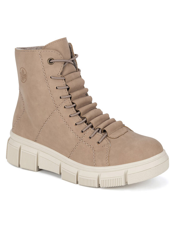 Rieker Rieker Schnürschuhe X3428-20 Beige