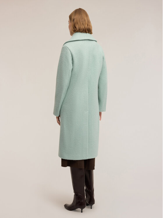 Motivi Motivi Cappotto 0002Q000624N015 Turchese Regular Fit