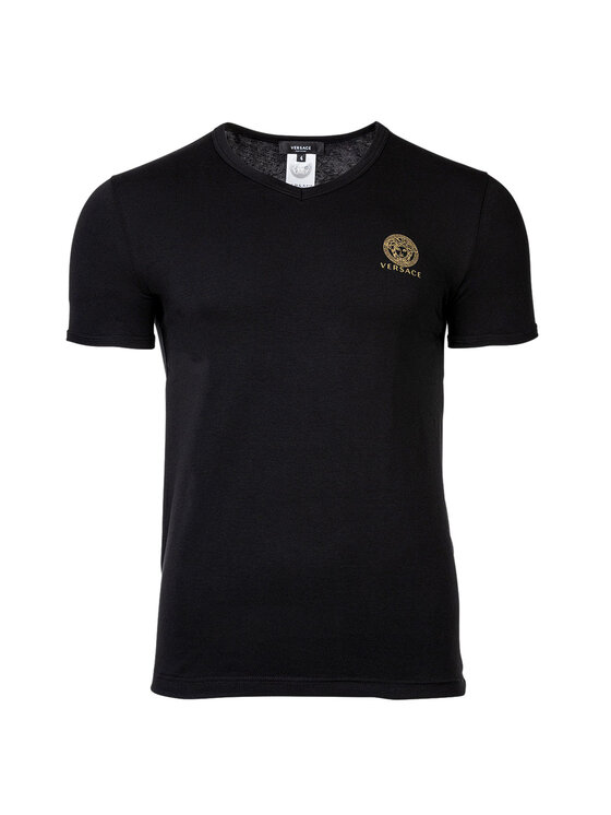 Versace Versace T-Shirt 26512 Czarny Slim Fit