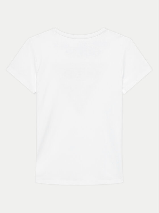 Guess Guess T-Shirt J73I56 K8HM0 Biały Regular Fit