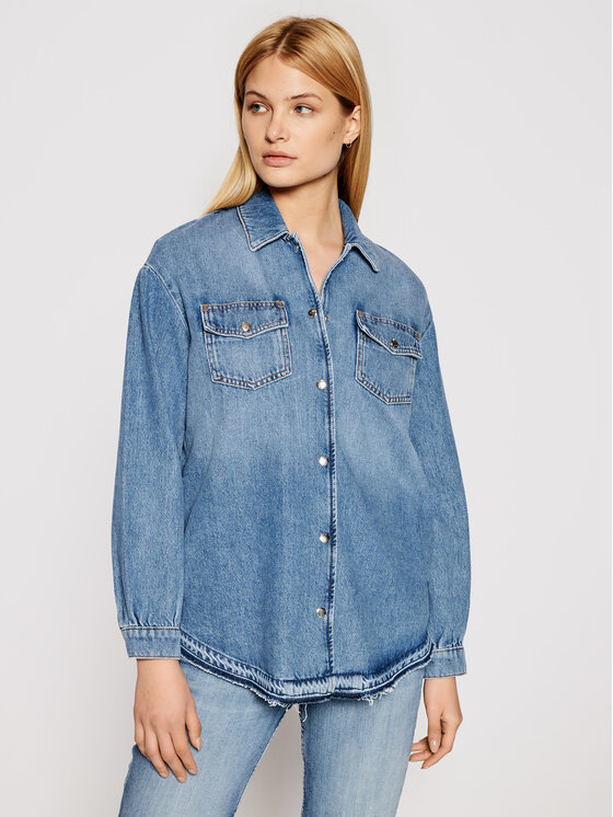 Giacca di jeans UA1176 D4617 Blu scuro Regular Fit...