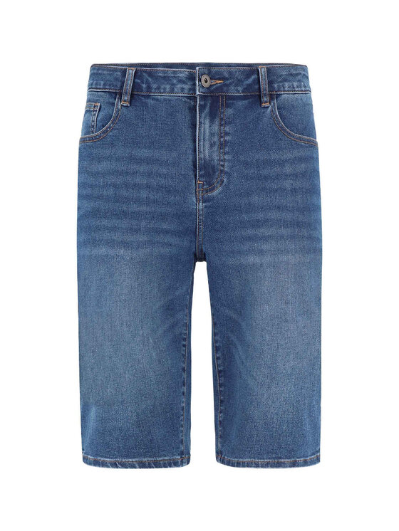 Volcano Volcano Szorty jeansowe D-MIST Granatowy Regular Fit