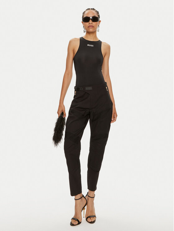 PINKO Pinko Hlače Prometeo 103147 A1MX Crna Regular Fit