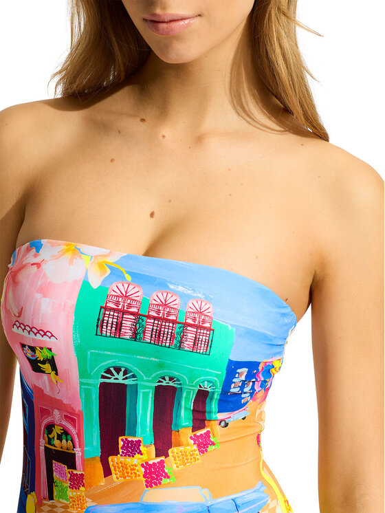 Seafolly Seafolly Jednodílné plavky 11117DD231 Modrá