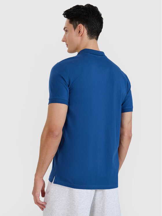 4F 4F Polokošeľa 4FWMM00TPTSM367-031S Tmavomodrá Regular Fit