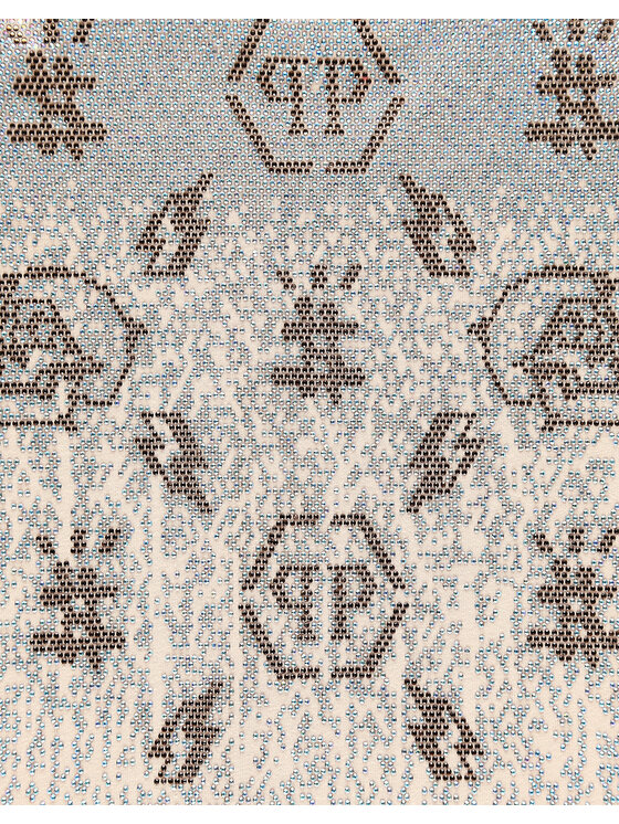 PHILIPP PLEIN PHILIPP PLEIN Vestito chemisier 30279 Beige Comfortable Fit