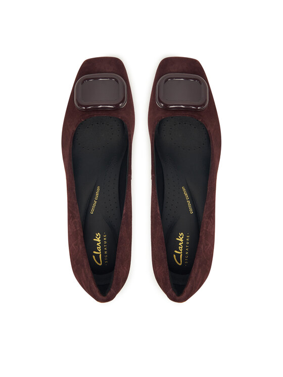 Clarks Clarks Γοβάκια Fernie Trim 26183038 Μπορντό