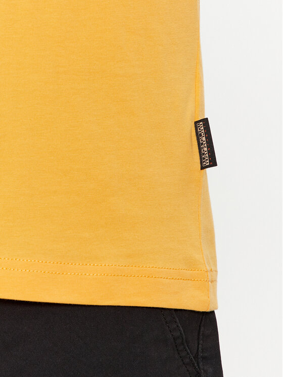Napapijri Napapijri Тишърт S-Faber NP0A4HQE Жълт Regular Fit
