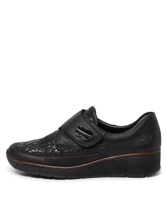 Rieker Rieker Pantofi 537C0-00 Negru