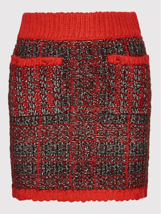 PINKO Pinko Cпідниця-міні Bertarosa 1G169P Y776 Червоний Regular Fit