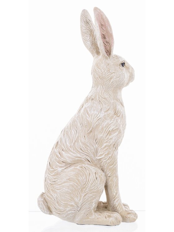 MIAhome MIAhome Figurka królik 32x12x15 cm PELUCHE Biały