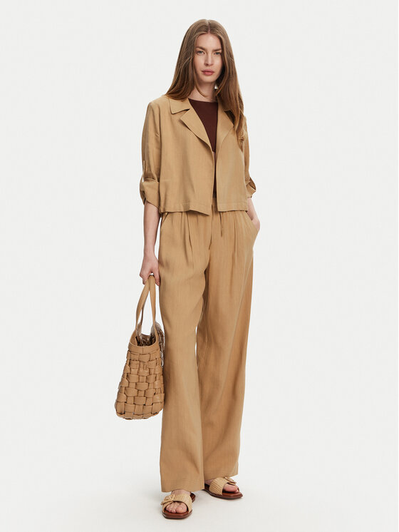 Marella Marella Giacca da abito Malibu 2513041055 Beige Relaxed Fit