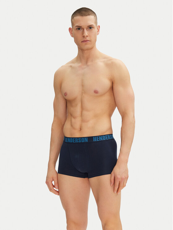 Henderson Henderson 3er-Set Boxershorts Offroad 42744 Dunkelblau