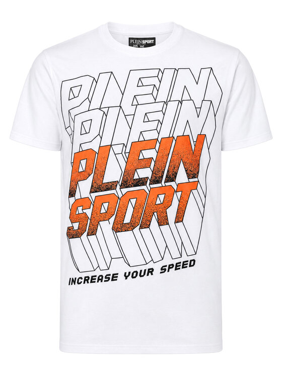Plein Sport Plein Sport T-Shirt 31530 Biały Regular Fit