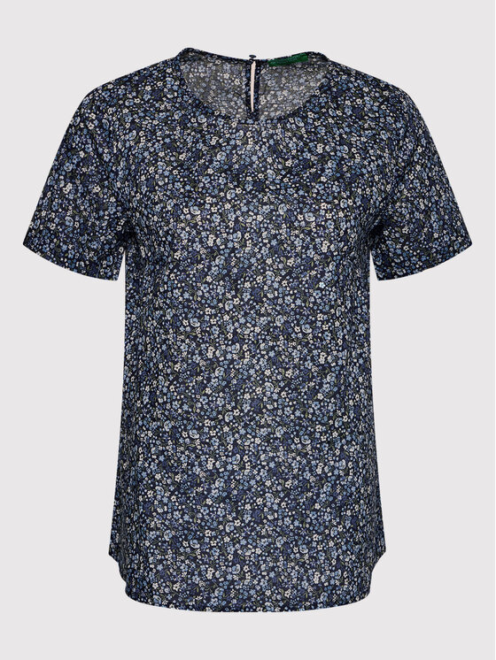 United Colors Of Benetton United Colors Of Benetton Bluză 5OA95QBA4 Bleumarin Regular Fit