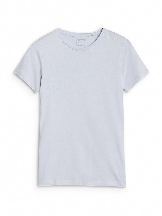 4F 4F T-shirt COMMON GROUND Azzurro chiaro Slim Fit