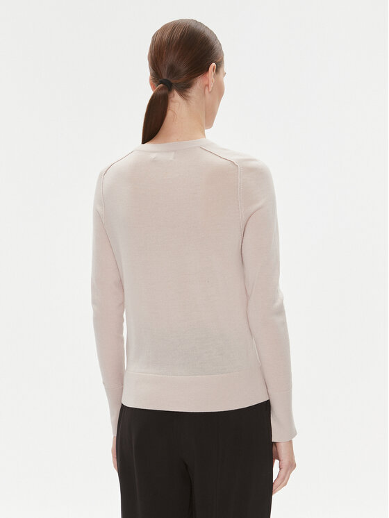 Calvin Klein Calvin Klein Sweter K20K205777 Beżowy Regular Fit