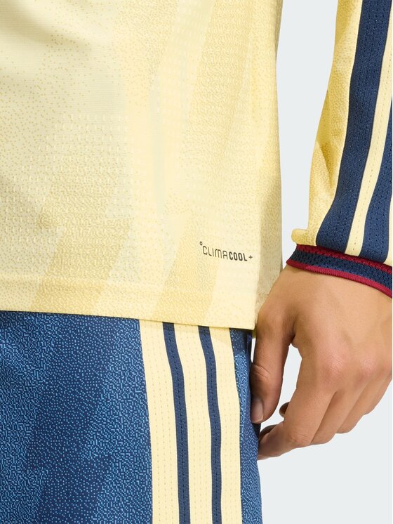 adidas adidas Koszulka techniczna 171988 Żółty Slim Fit