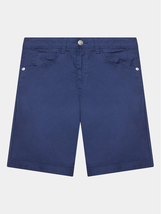 United Colors Of Benetton United Colors Of Benetton Pantaloncini di tessuto 4LN6C900Y Blu scuro Regular Fit
