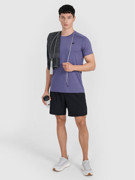 4F 4F Koszulka techniczna MULTI ACTIVE Niebieski Regular Fit