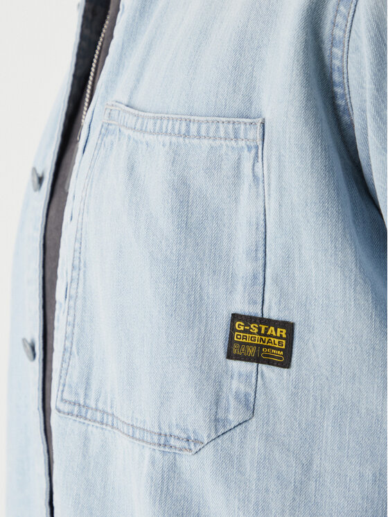 G-Star Raw G-Star Raw džínsová košeľa D27083-D252 Modrá Regular Fit