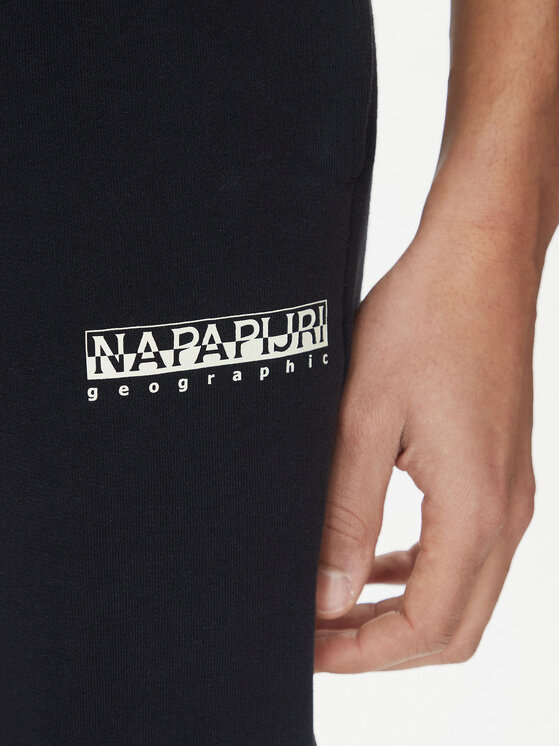 Napapijri Napapijri Spodnie dresowe M-Gori NP0A4IDS Czarny Regular Fit