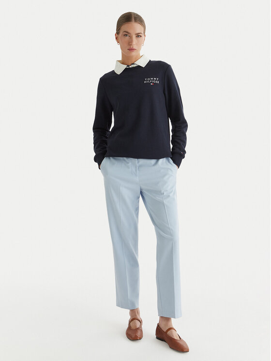 Tommy Hilfiger Tommy Hilfiger Mikina UW0UW04521 Tmavomodrá Regular Fit