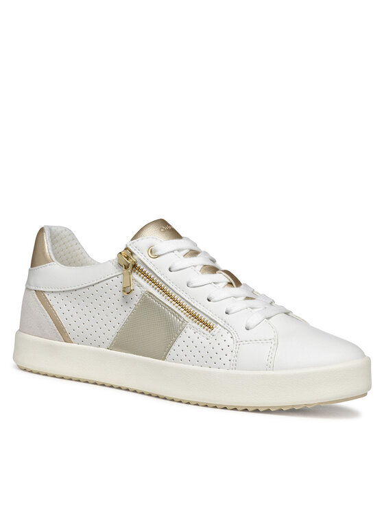 Geox Geox Сникърси D Blomiee D366HE 05422 C1352 Бял