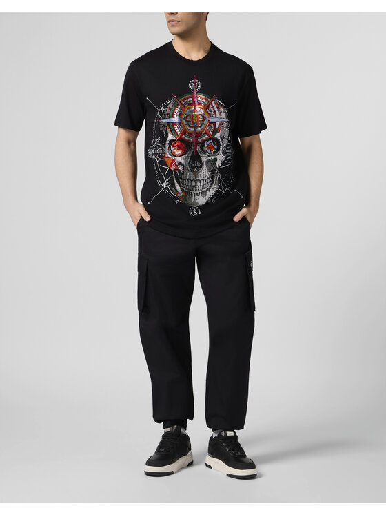 PHILIPP PLEIN PHILIPP PLEIN T-Shirt 29872 Czarny Regular Fit
