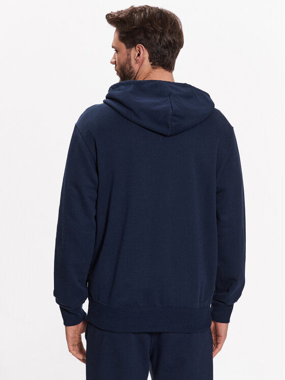 Felpa Embroidered 218493 Blu scuro Regular Fit