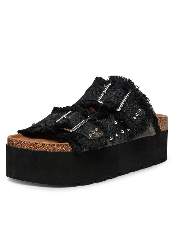 DeeZee DeeZee Klapki LB-P1748 Czarny