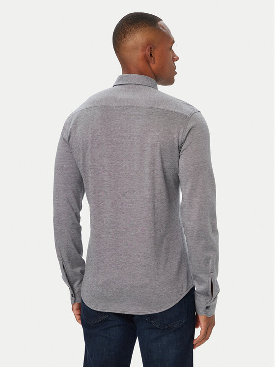 BOSS BOSS Marškiniai Mysoft 50519748 Mėlyna Slim Fit