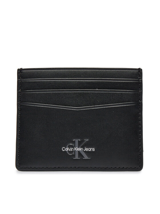 Calvin Klein Jeans Etui pentru carduri Monogram Soft K50K512441 Negru